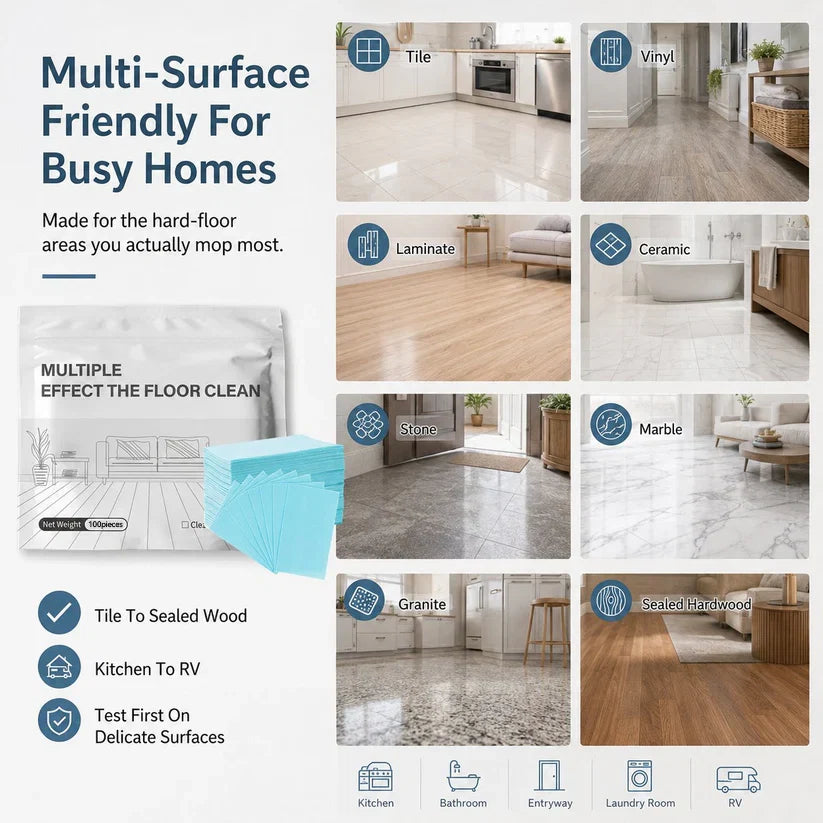 100-Pieces Multi-Surface Floor Cleaning Tablets