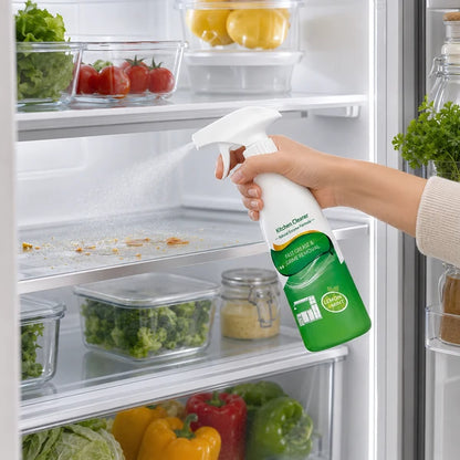 Natural Enzyme Kitchen Cleaner Spray – Fast Grease & Grime Remover