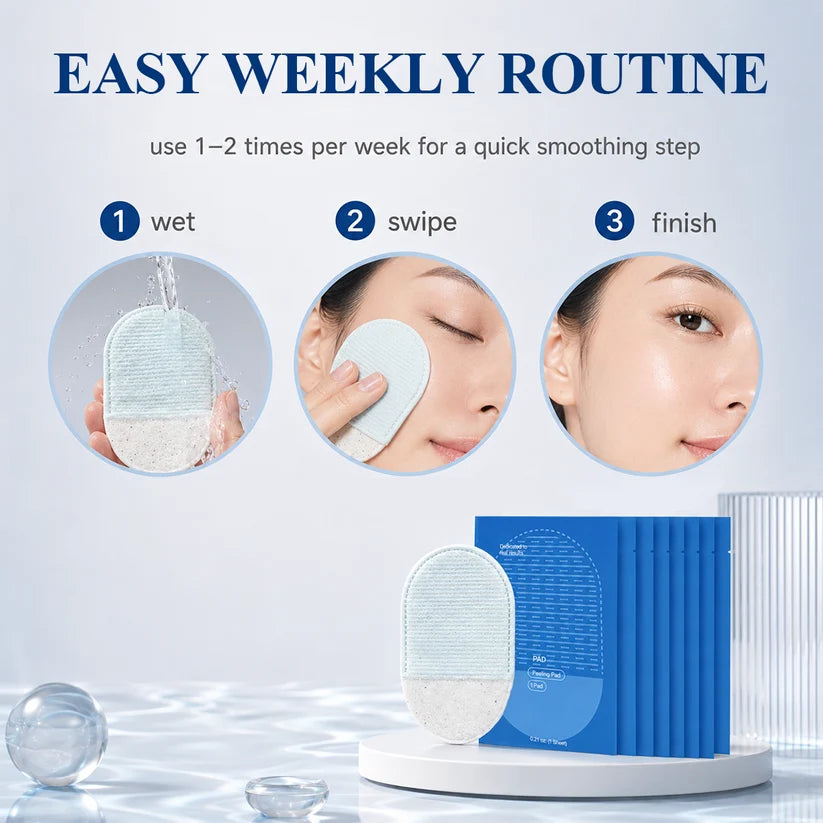 Body Exfoliating Scrub Pads For Bumpy Flaky Skin 8 Pack