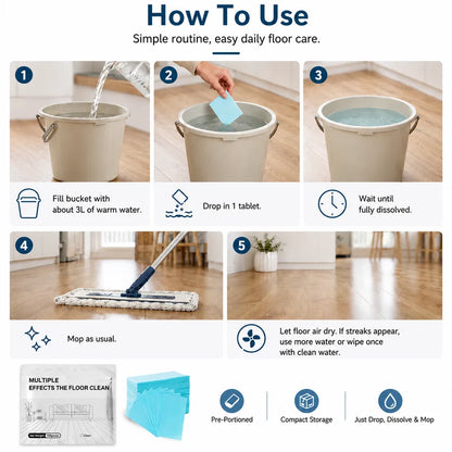 100-Pieces Multi-Surface Floor Cleaning Tablets