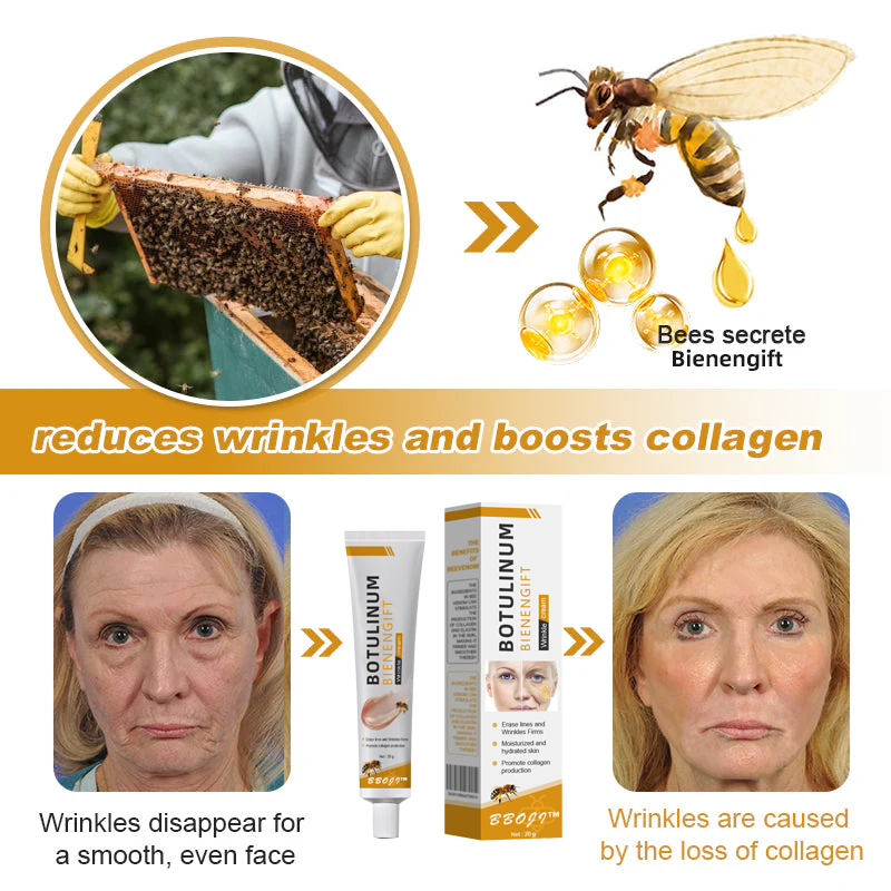 👨‍⚕️💐Made and Shipped from the USA✅ BBOJI™ Botulinum Bienengift Wrinkle Removal Cream-Last Day Promotion 70% OFF