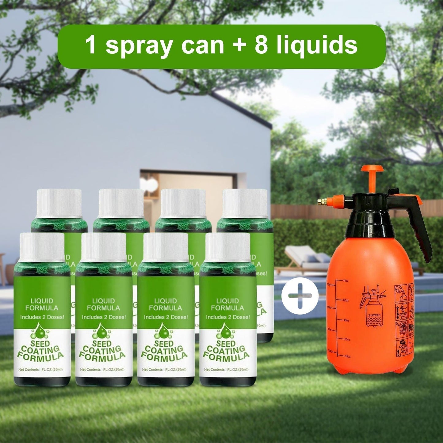 Last Day 73% OFF🌱Hydro Seeding Lawn Solution