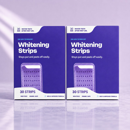Purple Whitening Strips -7-Day Shocking Transformation Kit