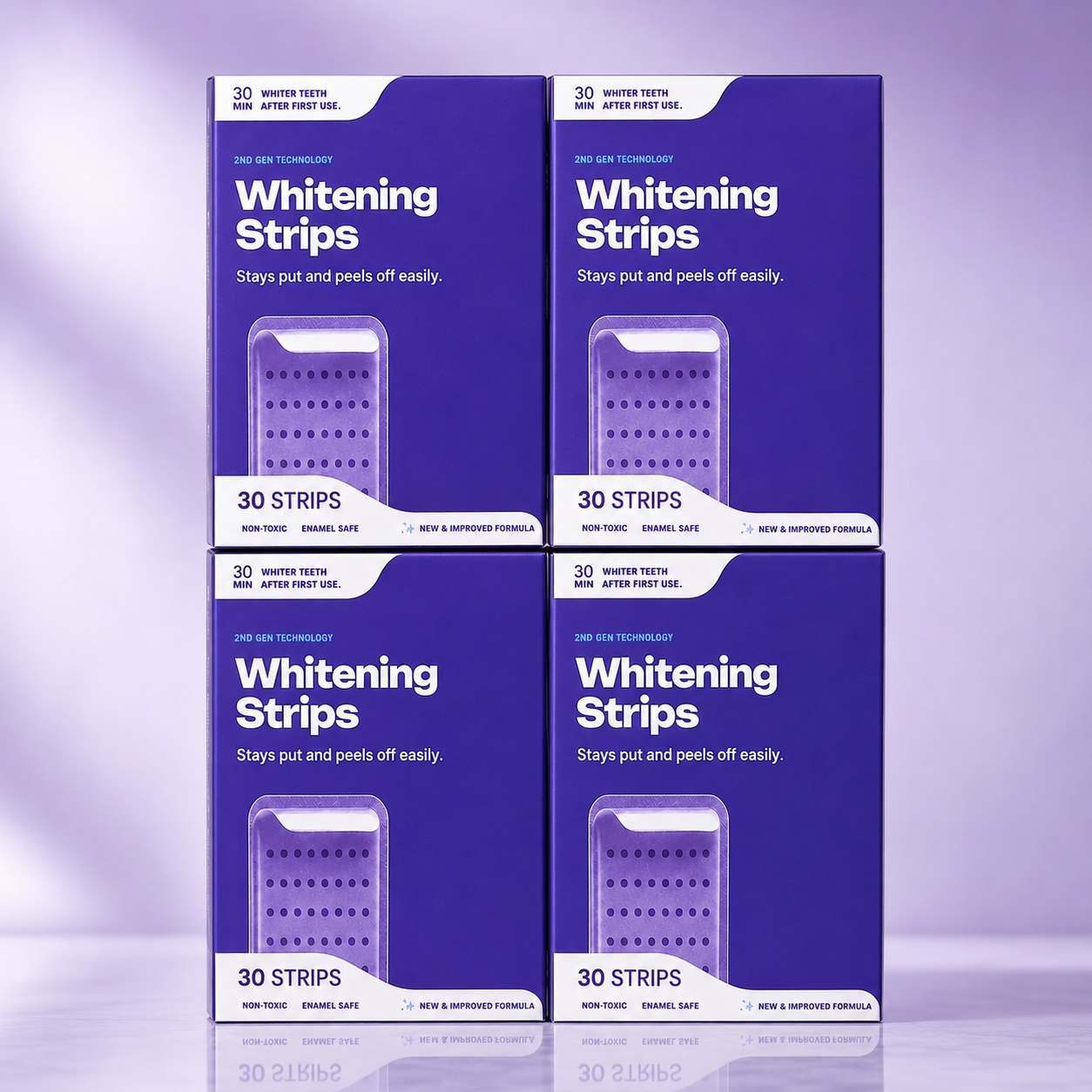 56 Whitening Strips – (Enough for 4 Week)