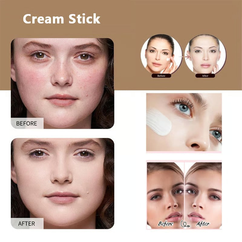 Cream Stick V White Korean Color-Changing Foundation Stick