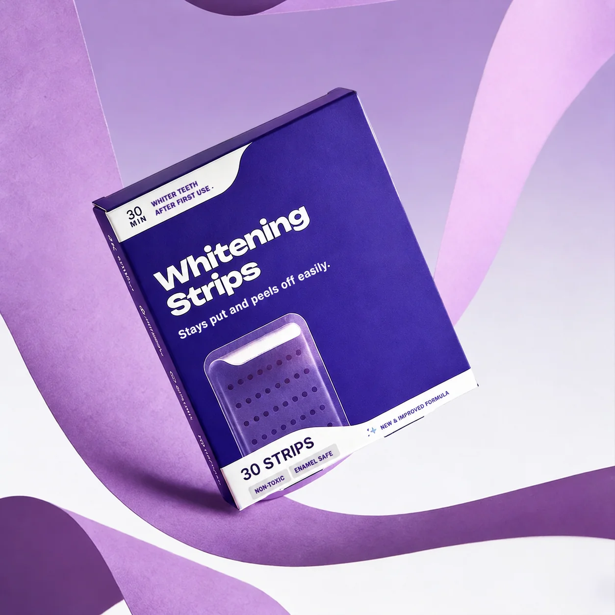 Purple Whitening Strips -7-Day Shocking Transformation Kit