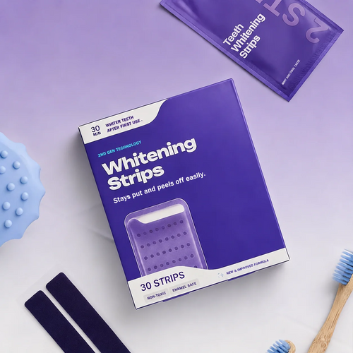 Purple Whitening Strips -7-Day Shocking Transformation Kit