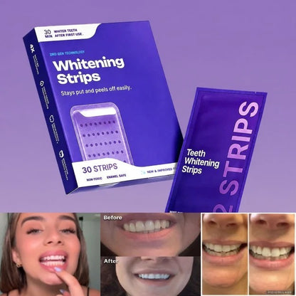 Purple Whitening Strips -7-Day Shocking Transformation Kit