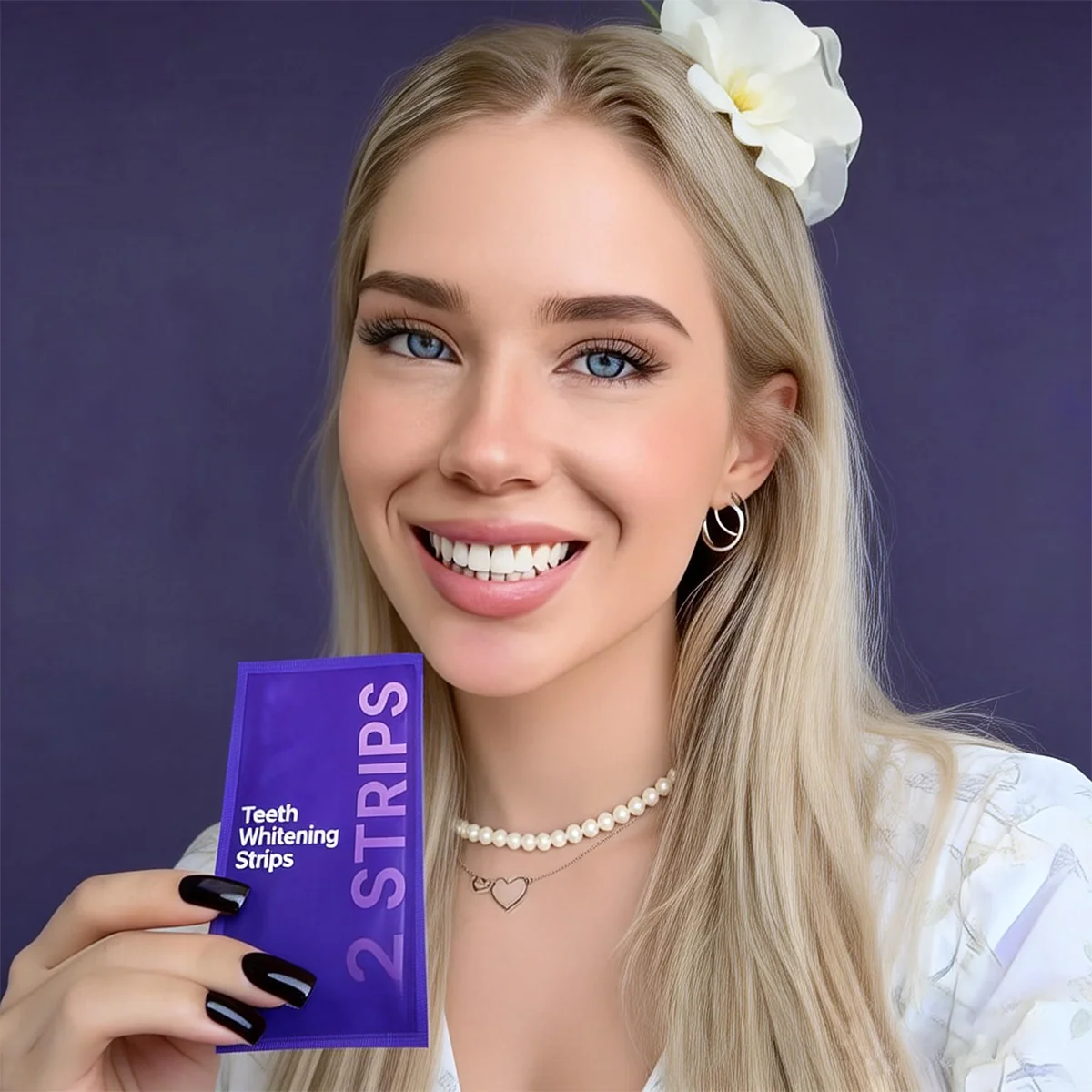 Purple Whitening Strips -7-Day Shocking Transformation Kit